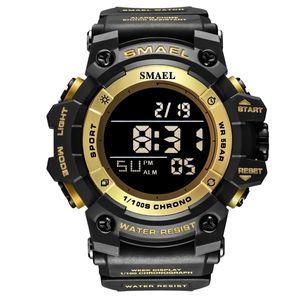 Relógio Masculino Smael Digital 8046 Preto e Dourado
