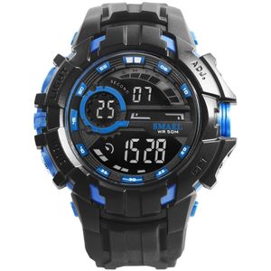 Relógio Masculino Smael Digital 1610 Preto e Azul