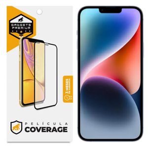 Película para iPhone 14 Plus - Coverage 5D Pro Preta - Gshield