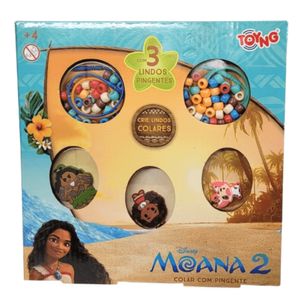 Kit Colar com Pingentes Moana Disney - Acessórios Infantis