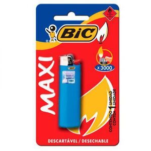 Isqueiro Maxi Cores Sortidas Com 1 Unidade Bic