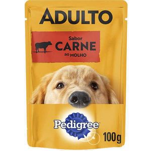 Caixa 18 Sachê Pedigree Adulto R Média Cães Carne