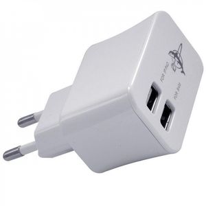 Tomada Adaptador Parede 2 Usb Carregador Celular Mp3 Tablet