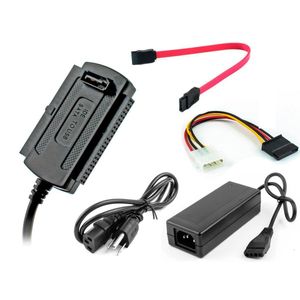 Cabo Adaptador Sata Ide Usb 2.0 Conversor Com Fonte