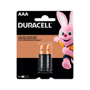 Pilha Alcalina Duracell AAA MN2400 C/ 2 unidades - AC2475