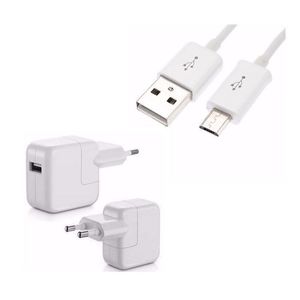 Kit carregador usb 10v mais cabo carregador v8 universal