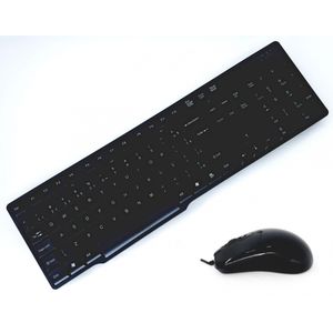 Kit Teclado Abnt2 E Mouse Optico Usb Preto Novo