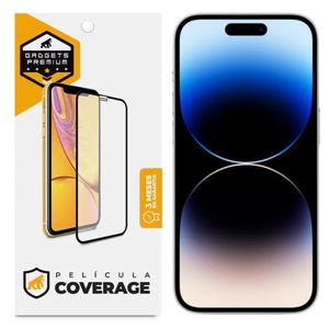 Película para iPhone 14 Pro - Coverage 5D Pro Preta - Gshield