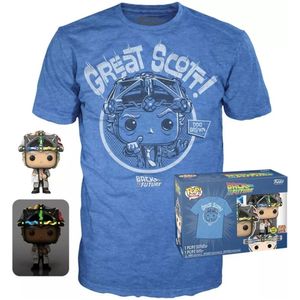 Funko Pop Back To The Future 959 Doc w/ Helmet + Camiseta M