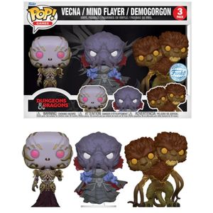 Funko Pop Dungeons & Dragons Vecna Mind Flayer Demogorgon