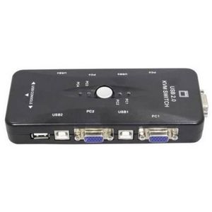 Chaveador Switch Kvm 4 Portas Vga  e 4 Usb Manual