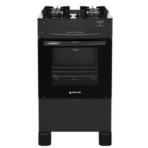 Fogão 4 bocas Mônaco Top Glass Mesa de Vidro Atlas Preto