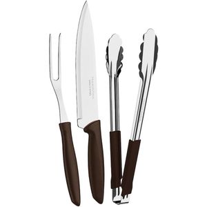 Kit Churrasco Inox Tramontina Plenus 3 Peças