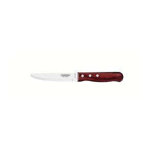 Faca para Churrasco Jumbo Tramontina Inox e Cabo Polywood Vermelho 5"