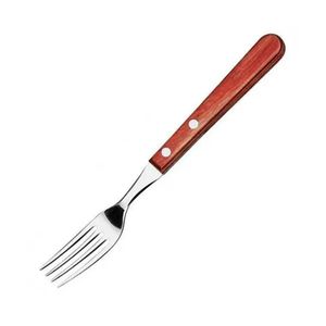 Garfo Jumbo Tramontina Churrasco Inox e Cabo Polywood Vermelho