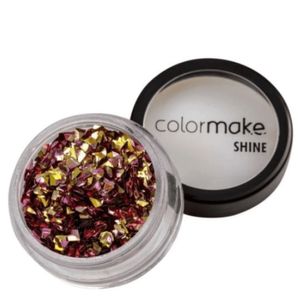 Glitter 3D Shine Ouro Azul 2g Carnaval Abrakadabra