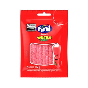 Regaliz Fini Tubes Morango Cítrico 35g