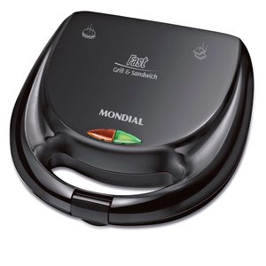 Sanduicheira Fast Grill e Sandwich S-12 Mondial 750W 220V