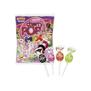 Pirulito Cherry Pop Mix Pacote com 50 Unidades