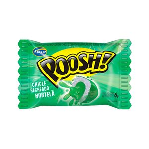 Chiclete Hortelã Poosh Caixa Com 40 Unidades