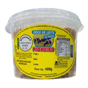 Doce de Leite Pioneiro em Tablete 400g