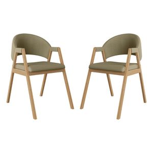 Kit 2 Cadeiras Para Mesa de Jantar Moderna Linho - Balaqui